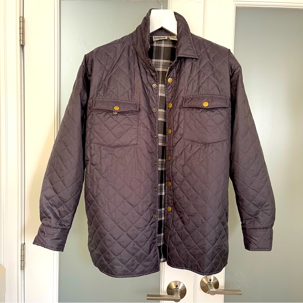 Windbreaker Brand | Quilted Shirt | Flannel Lined |  M